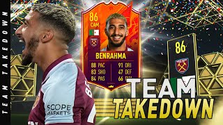 HEADLINERS BENRAHMA  FIFA 22 TEAM TAKEDOWN wCapgunTom  FIFA 22 Ultimate Team TTD [upl. by Lovich]