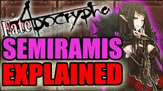 Assassin of Red SEMIRAMIS EXPLAINED  Fate Apocrypha  Past amp Abilities  Noble Phantasm [upl. by Marquis455]