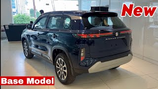 New GRAND VITARA Base Model 2024 Updated  Maruti Suzuki GRAND VITARA sigma Blue Colour Review [upl. by Anaul]