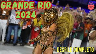 GRANDE RIO 2024  DESFILE COMPLETO HD [upl. by Qulllon]