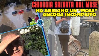 ALLAGAMENTI CHIOGGIA SALVA GRAZIE AL MOSE MA CÈ UN ALTRO quotMOSEquot ANCORA INCOMPIUTO [upl. by Conlon]