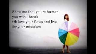 Gabrielle Aplin  Human Lyrics [upl. by Swithbart]