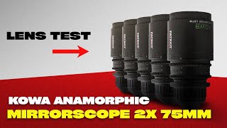 75mm KOWA ANAMORPHIC MIRRORSCOPE 2x Lens T28 [upl. by Lenz]