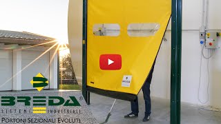 Porte Rapide Breda  Porta ad avvolgimento rapido autoriparante Lampo [upl. by Fayette478]