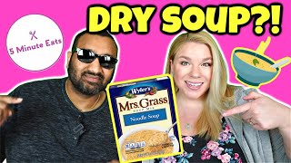 Wylers Mrs Grass Soup Mix Noodle Soup Review [upl. by Pacifica572]