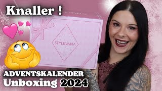 Endlich 🤩 Stylevana Adventskalender 2024 Unboxing 25 Türchen [upl. by Etnuaed]