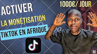 COMMENT CREER UN COMPTE TIKTOK MONETISABLE EN AFRIQUE  TUTORIEL COMLPET [upl. by Devin254]