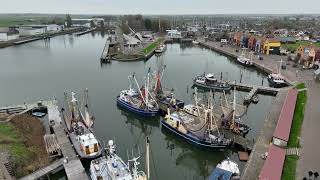 Drone vliegen over de oude haven Stavoren 09112024 1351 [upl. by Gatian]