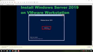 How to install Windows Server 2019 on VMware Workstation [upl. by Domineca]