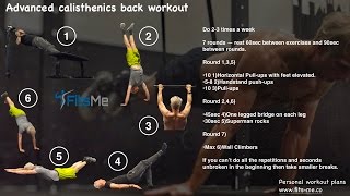 Calisthenics back workout [upl. by Ylnevaeh]