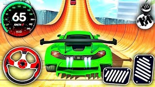 Ultimate Mega Ramp Car Racing Games 3D  Extreme GT Car Stunts Master Driver  Android Gameplay [upl. by Eikcir689]