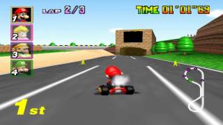 Mario Kart on the Wii  all 1st place  50cc  Flower Cup [upl. by Eibber]