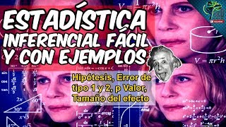 TODO LO QUE DEBES SABER SOBRE ESTADISTICA INFERENCIAL FACIL Y CON EJEMPLOS [upl. by Oloapnaig]