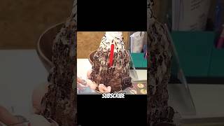 Chocolate covered ice mountain icecream 초코빙수 indianasmrworld youtube shorts barfkagola [upl. by Oner750]