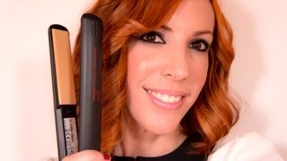 PEINADO COMO ONDULAR O RIZAR EL PELO CON LA PLANCHA FÁCIL  Ghd Wavy Easy Hair Tutorial [upl. by Skees]