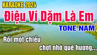 Điệu Ví Dặm Là Em Karaoke Tone Nam Nhạc Sống gia huy karaoke [upl. by Yasibit]