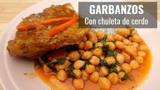 Garbanzos con Acelgas  Una receta fácil y deliciosa [upl. by Anitra]