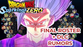 Dragon Ball Sparking Zero Final Character Roster Discussion  DLC Character Leaks [upl. by Enovi218]