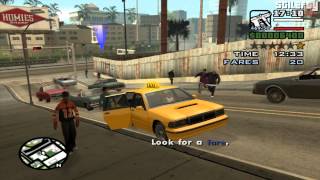 GTA San Andreas  Taxi Driver 50 Fares [upl. by Elletsirk611]