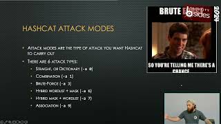The Hashcat Chronicles Cracking Passwords Like a Pro by Jon Milkins  BSides CHS 2024 [upl. by Sayer]
