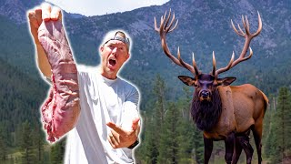 Cooking Bull Elk Tongue Tacos that are Delicious [upl. by Orson]