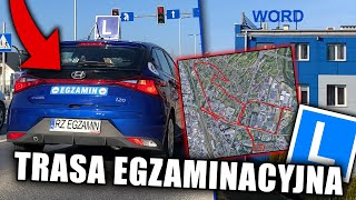 TRASA EGZAMINACYJNA RZESZÓW  JAK PRZYGOTOWAĆ SIĘ i ZDAĆ EGZAMIN na PRAWO JAZDY za PIERWSZYM  WORD [upl. by Tedmann110]