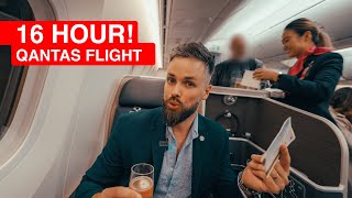 Qantas Inaugural Perth to Rome Business Class Flight [upl. by Ingemar]