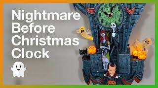 Cuckoo Clock  Limited Edition Nightmare Before Christmas Clock from Bradford Exchange [upl. by Narhet]