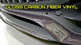 DIY amp SAVE  The MOST REALISTIC Gloss Carbon Fiber Vinyl [upl. by Jehovah172]