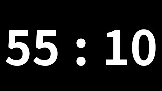 55분 10초 타이머｜55minute 10second timer｜3310 second timer｜Countdown with Alarm [upl. by Kotta789]