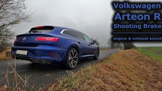 2021 Volkswagen Arteon R Shooting Brake  engine amp exhaust sound [upl. by Ecirad259]