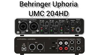 Behringer Uphoria UMC 204HD  Behringer UMC 204HD  Behringer Review [upl. by Eirrahs]