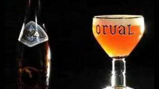 Bière Orval et son verre [upl. by Arrotal]