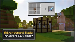 Minecraft BUT Baby Mode [upl. by Mirisola]