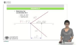 REPRESENTACIÓN DEL PLANO EMPLEANDO EL SISTEMA DIÉDRICO   UPV [upl. by Chadabe]