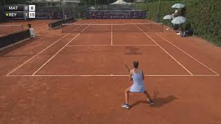 Maria Mateas 3  Ekaterina Reyngold  W35 Rome 2024 Round of 32  Set I amp II [upl. by Yelknirb]