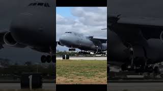 C5 Galaxy Landed airpower [upl. by Kamp]