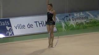 Charlotte LEMAIRE cerceau  2013 Championnat de France Nationales B junior [upl. by Wayland298]