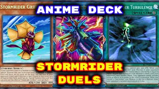 Yugioh  Stormriders Duels Anime Deck Deck Download in Description [upl. by Anig709]