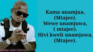 Harmonize mtaje official video lyrics [upl. by Emlynne]