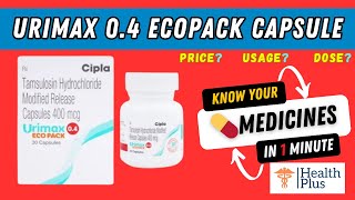 5 SHOCKING Benefits of Urimax 04 Ecopack Capsule You Never Knew [upl. by Oralie]