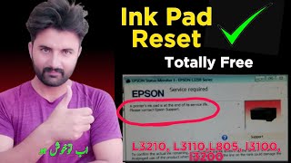 How to Reset Ink pad Epson L3210 L3110  How to Reset Epson Printer [upl. by Johanan]