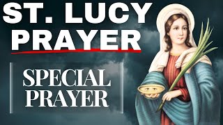 St Lucy Prayer For The Eyes Of The Body And Soul [upl. by Maram]