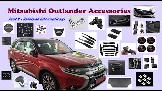 Mitsubishi Outlander Accessories  Part 2 Interior Decorations [upl. by Ardnod]