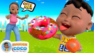 Johny Johny Yes Papa  Healthy Eating Habits  RaydenCoco Nursery Rhymes amp Kids Songs [upl. by Winfred]