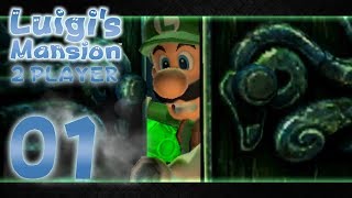 Luigis Mansion 3DS  Part 1 WELCOME GOOIGI 2 Player [upl. by Zosi]