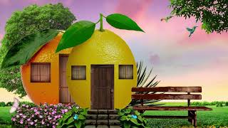 Background II citrus house II Arrière plan II Animation II Gratuit II Free II No Copyright II [upl. by Ettelegna788]