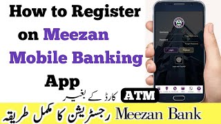 Meezan Bank Mobile App banane ka tarika 2024 [upl. by Rhyner156]