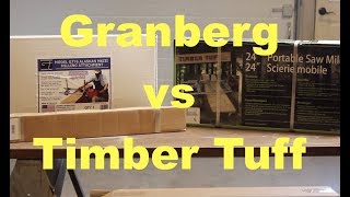 Granberg vs Timber Tuff  Small portable compact economical chainsaw log mills  unboxing amp assembly [upl. by Farrish728]