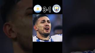 Argentina vs Man City Friendly match highlights penalty shootout  Messi gol🔥shorts shortsfeed [upl. by Pippy]